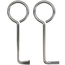 Door Lock Keys, 2-Piece Set (2 Pieces), Professional Steel Bedroom Door European Standard Mortise Lock Tool