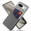 Custodia per cellulare per Google Pixel 8a Materiale tessuto e PC Grigio Antishock e Anti-scratch 1