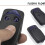 Garage Door Remote Control, 52-bit Rolling Code, 2 Pack (Black), 433.92MHz 2