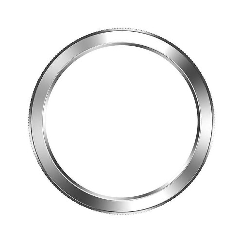 Bezel para Relógio Compatível com Xiaomi Watch S3/S4 Prata Leve 1g com Proteção Anti-Risco 2