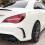 饰条护罩扩散器后保险杠适用于奔驰CLA C117 W117 CLA45 2013-2018 ABS黑色一对 4