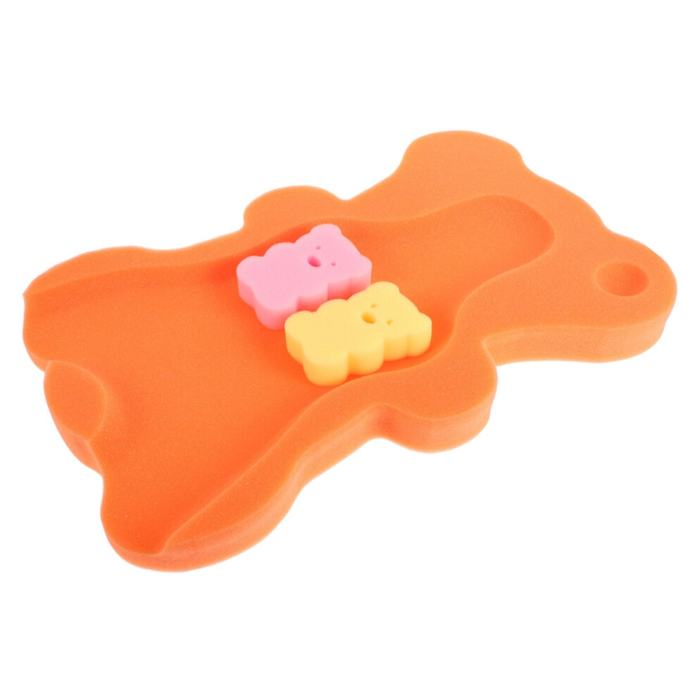 Soft Slip Bath Cushion Portable Sponge Mat for Newborns Breathable Design for Safe Bathing for Bathtubs Travel Use Easy to Clean Maintain Ref: 1953
