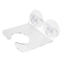 Acrylic Wine Glass Holder For Bathtub, Strong Suction Cup, Single Rack, Shower Drink Holder