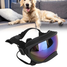 Große Hundesonnenbrille UV-Schutz Winddicht Verstellbare Blaue Goggles