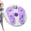 Abs Twist Board, Disc Twist Exercise Board Compact for Slimming Workout, Counting Display  Foot Massage, Purple 1