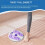 Abs Twist Board, Disc Twist Exercise Board Compact for Slimming Workout, Counting Display  Foot Massage, Purple 5