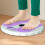 Abs Twist Board, Disc Twist Exercise Board Compact for Slimming Workout, Counting Display  Foot Massage, Purple 3