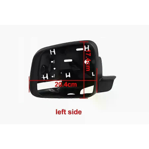 Quadro de Espelho Retrovisor, Compatível com Jeep 2014-2021, Material ABS 1 Unidade Lado Esquerdo