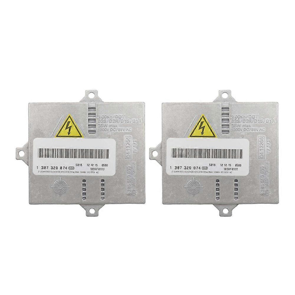 Xenon Headlight Ballast Compatible With Multiple Models 1307329074 Pair D2s D2r D1s D1r Interface Ip68 Waterproof Silver 6901508058149