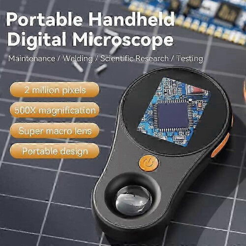 Handheld Digital Microscope 500X Magnification 2MP 600mAh Rechargeable Battery 1
