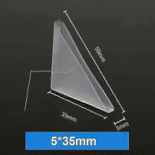 Glas-Eckschutz, 5mm35mm 200 Stück (transparent), transportationskratzfest und langlebig