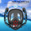 Full face snorkel mask Black S/M silicone sealed adjustable 3