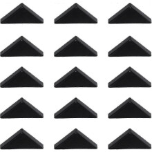 Plastik-Eckenschutz geeignet für 5mm Glas 200 Stück schwarz kratzfester und stoßfester