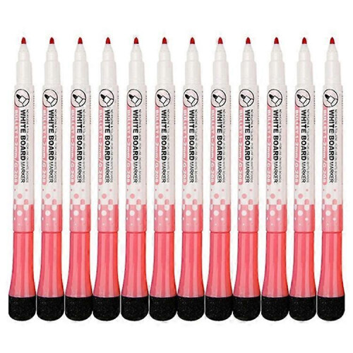 Whiteboardmarker 12er Pack Rot Geruchsneutral Einfach abwischbar 8 Farben