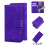 Capa para OnePlus 8T com compartimento para cartão e suporte roxo 1