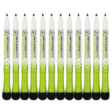 Whiteboardmarker, 12er-Pack (Grün), geruchsneutral ungiftig leicht abwischbar
