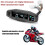 Motorcycle LCD Instrument, Black Plastic Material, White Backlight 1-6 Level Digital Odometer 2