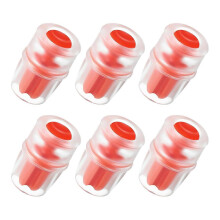 Housse de embout en silicone 6 pièces rouge Pièces de rechange pour sac d'hydratation extérieur