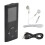 Reprodutor MP3 com Armazenamento Expandível de 64GB Preto 40 Horas de Vida da Bateria Tela de 1.8 Polegadas 2