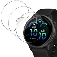 Display-Schutzfolie für Garmin Vivoactive 6, TPU-Material 3 Stück, kratzfest und anti-Fingerabdruck