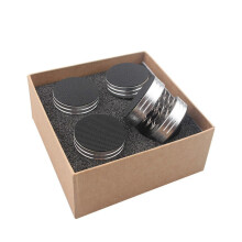 Schokabsorberende voetpads aluminium 4 stuks zilver veerisolatie antivibratie geluidreductie