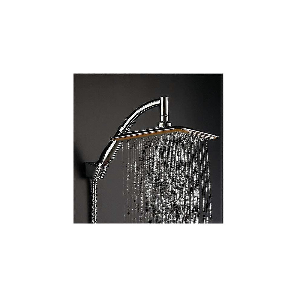 9-Inch Square Rainfall Shower Head With Ion Filtration 360 Rotation Water-Saving High Pressure 6901508064300