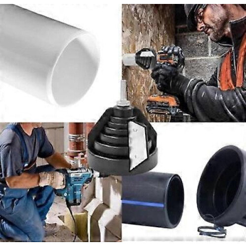 Pipe external chamfering tool, 20-63mm, PE/PP/PVC/PVDF fixed angle light duty 1