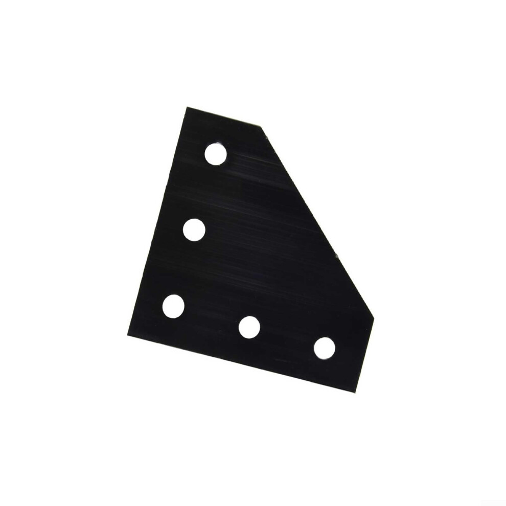 Black Aluminum Profile Connector 2020 Extrusion Corner Bracket With Screws And Nuts For Secure Joint 9187378382059