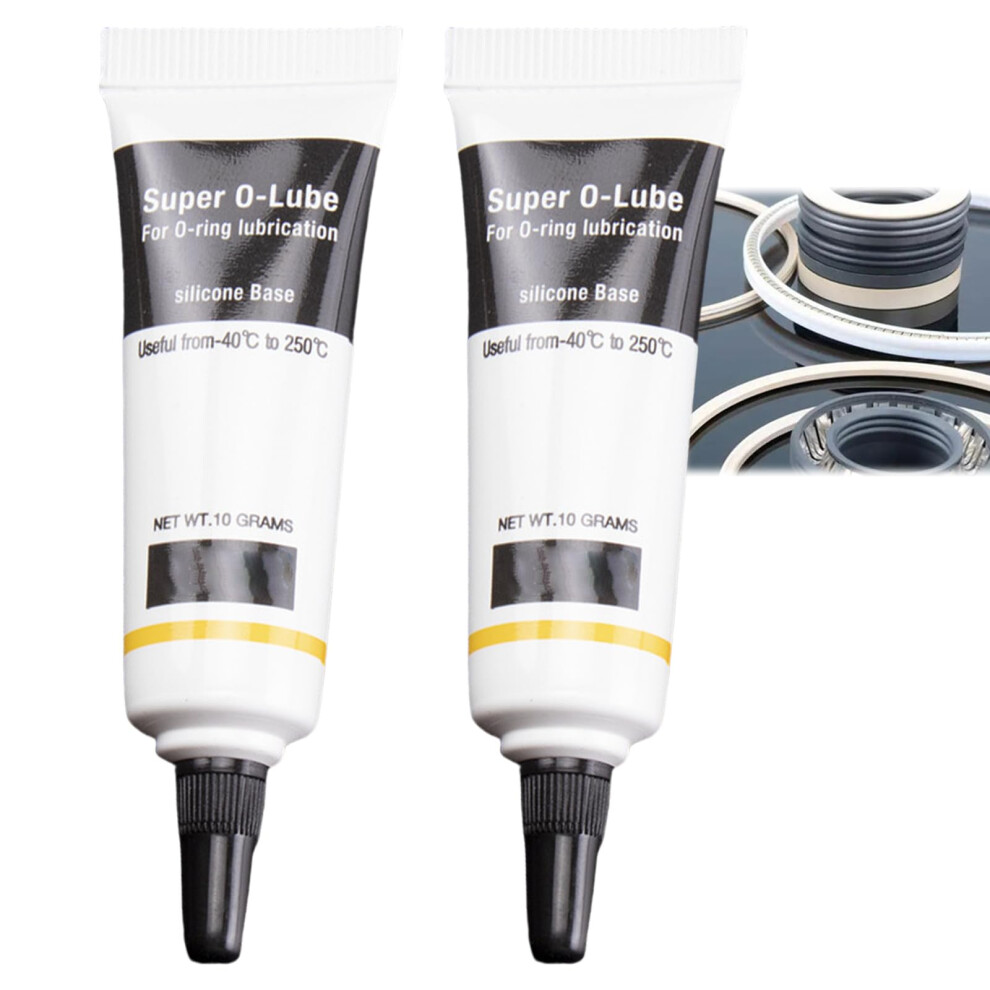 Silicone Grease For Orings And Plumbing, Waterproof Leakproof Seal, Foodgrade, 2Pcs 9382693310910