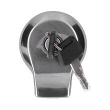 Locking Fuel Tank Cap Cover with Keys for Yamaha XV125 XV250 XV535 XV1100