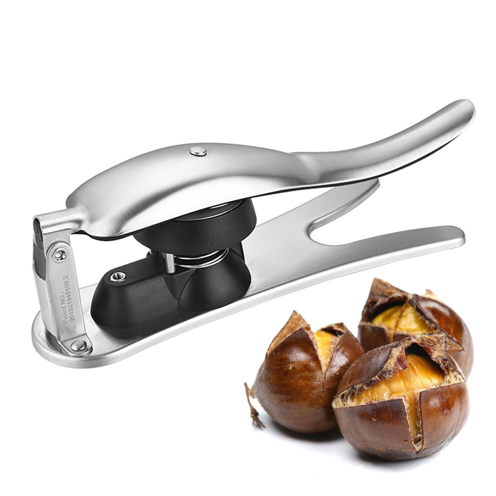 Nutcracker Chestnut Opener Multifunction 304 Stainless Steel Nut Cracker Pliers Nonslip Handle 9199774546638