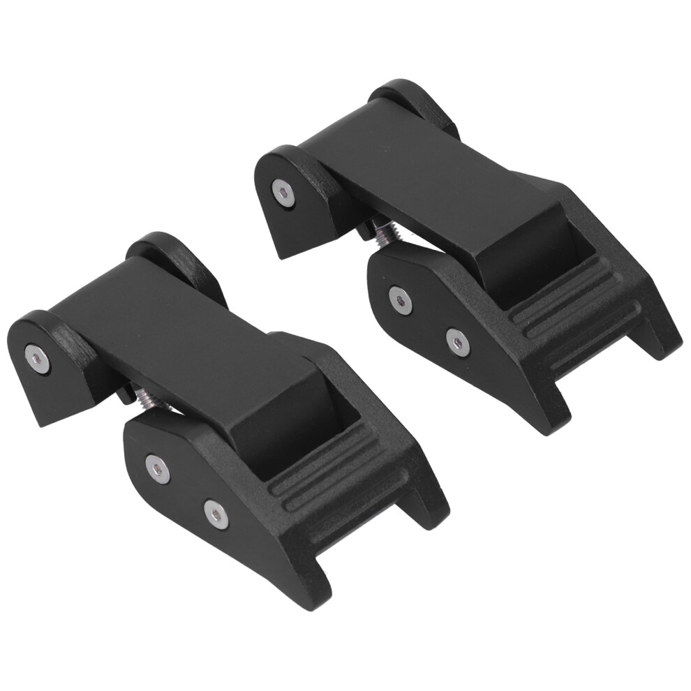 Jeep Wrangler/Gladiator Hood Lock Latch Kit Aluminum Alloy Finish Black 5071379077219