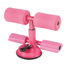 Sit Up Foot Holder Suction Cup Core Exercise Ab Machine, Pink, Home Gym, For Women Men Beginners Professionals Athletes