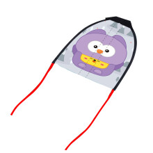 Kinder-Gummiband-Katapultekite, Eulendesign, leicht & langlebig