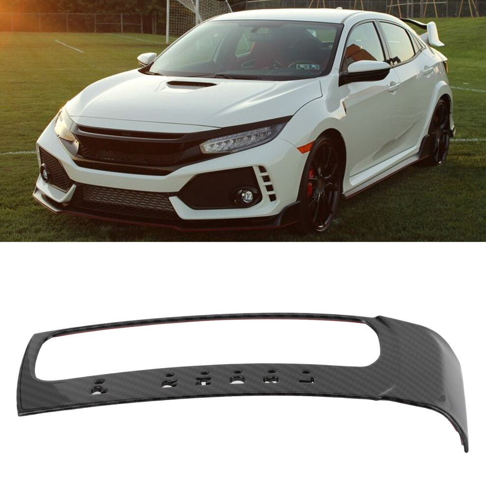 Honda Civic Gear Shift Box Cover Sticker Carbon Fiber Trim Fit For 2016+ Cars 9331379078316