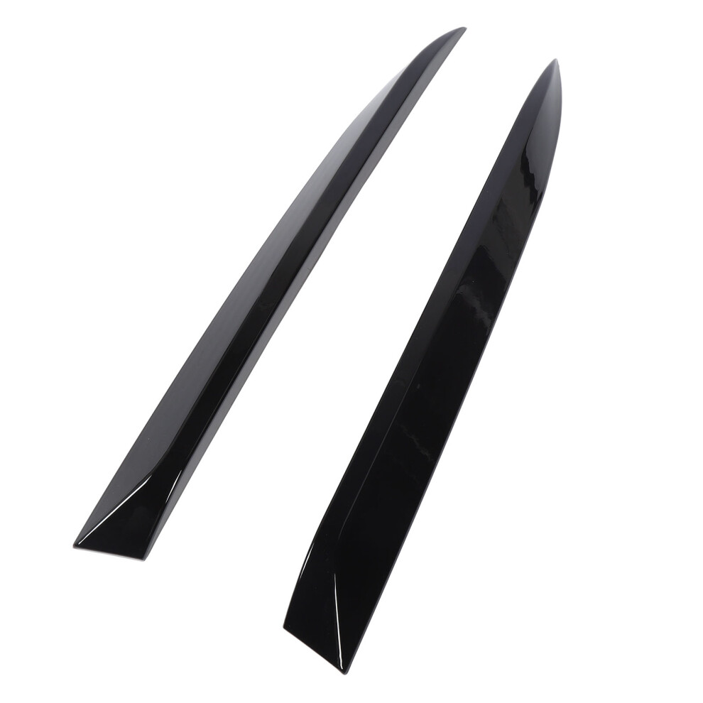Glossy Rear Window Side Spoiler For Bmw X6 E71 E72 2008-2014 Black 7901383382963