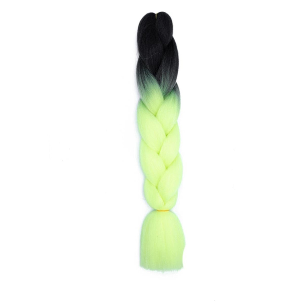 24 Inch Ombre Color Synthetic Hair Braids Pre Stretched Jumbo Braiding Hair Extensions 100G B12 24 Inches 1 Pc Lot