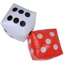 Fun Inflatable Dice For All Ages Jumbo PVC Toy Perfect For Pool Games Outdoor Adventures And Creative Photography Sessions