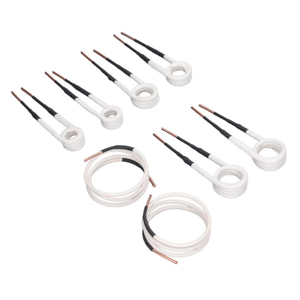8Pcs Induction Heater Coil Set Brass Core 3.0Mm For Bolt & Nut Removal 4331379079448