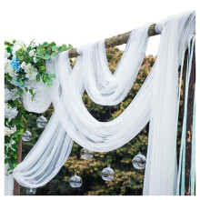 Tulle Fabric 160x300cm Organza Fabric Decorative Ribbon Table Runner 30m