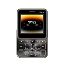 Téléphone Portable à Bouton Coulissant I19 Pro Carré 2,4 Pouces Double SIM 2G GSM FM Appareil Photo Débloqué Petit Téléphone Portable