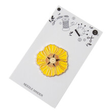 Magnetic Needle Holders Magnetic Needle Minder-yellow sunflower