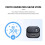 Duimcamera 1080P Huisdiercamera Dash Body Cam met Batterijhouder, Loop-Opname Bewegingsdetector Vlogcamera Wit 3