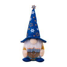 Chanoeka Gnome Pluche Pop voor Joodse Vakantie Pluche-Kaarsstijl