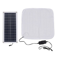 Coussin Chauffant Solaire 12 V 50 W pour L'Hiver - Coussin Chauffant pour les Pieds, Couverture Chauffante pour Animaux de Compagnie, Couverture