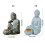 Spiritual Sitting Buddhas Stone Sculpture Tealight-B Style 4