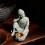 Spiritual Sitting Buddhas Stone Sculpture Tealight-B Style 6