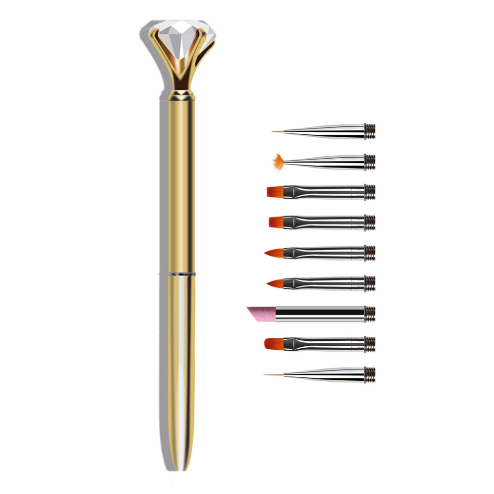Palette of Possibilities: Nail Art Brushes, Nail Polish Application Kit for Professional Results For Halloween Parties For Nightclubs For Daily Use