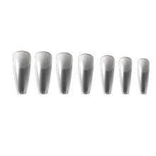 Diy Manicure Kit, Almond Shape Full Cover Extension For Salon Quality Results, Easy Application Soft Gel Nail Tips With Variety Of Sizes, Soak Off Re