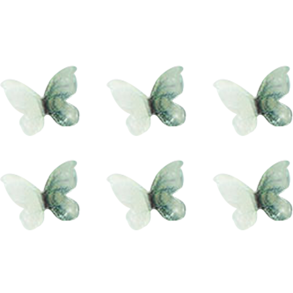 Butterfly Charms Collection Set, 3D Resin ABS Colorful Rose Flower Bows with Premium Acrylic Material and Smooth Surface Finish, Multi-functional Cra